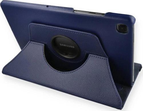 Samsung Galaxy T500 Tab A7 10.4 Kılıf 360 Tablet Deri Kılıf - Lacivert
