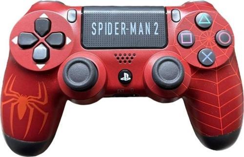 DualShock 4 V2 Spider-man 2 Edition ZCT2 Kablosuz PS4 Oyun Kolu