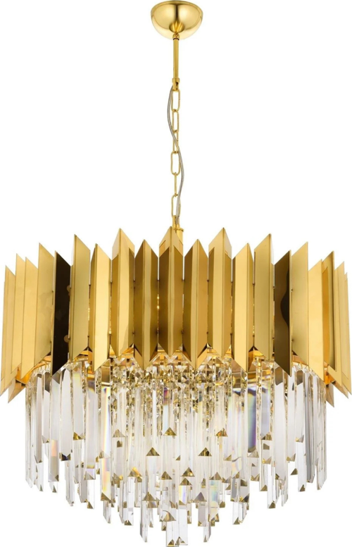 , 1706 Ailesi Sarı Kaplama Luxury Avize (60cm)