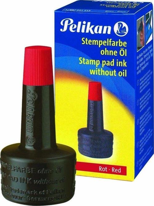 Kırmızı Istampa Mürekkebi (30 ml)