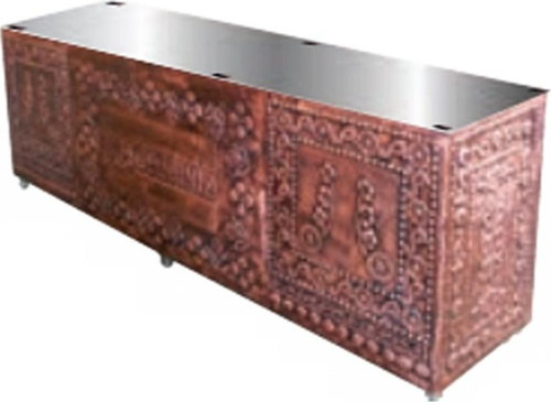 Antik Bakır 120 Cm Ocakbaşı Izgara Tezgahı