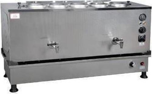 Inoks Pro Kompakt Full Otomatik Çay Makinası Paslanmaz 5 Demlikli 50 Litre Elektrikli Doğalgazlı