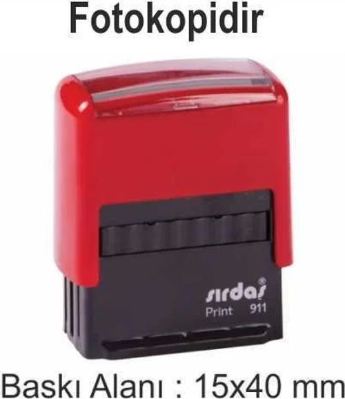 Otomatik Fotokopidir Yazılı Kaşe