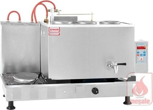 Inox Akıllı Full Elektrikli 3 Demlikli Çay Kazanı