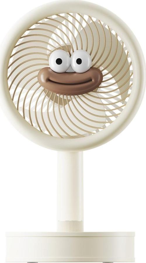 Efn14 Krem 1200Mah 3 Hız Kademeli Masaüstü Usb Fan