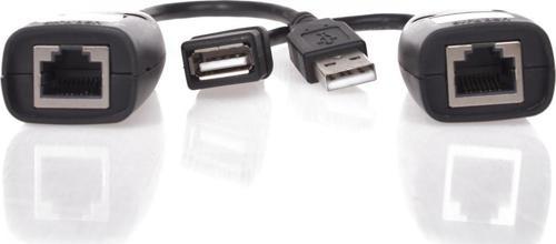 Cu824 Usb Rj45 Extender Plastik 45 Metre Uzatıcı