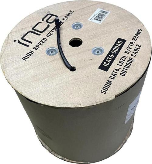 İcat6-500Ag Outdoor S/Ftp 23 500 Metre Siyah Kablo Dış Ortam