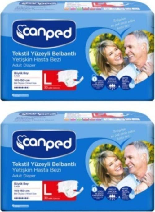 Belbantlı Tekstil Yüzeyli Hasta Bezi Büyük (l) 60'lı