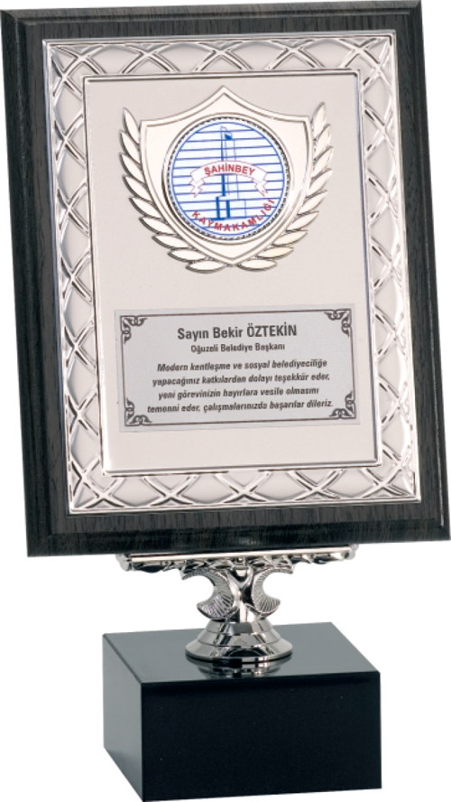 - Ahşap Plaketler - PL-062 A - 18x24 cm
