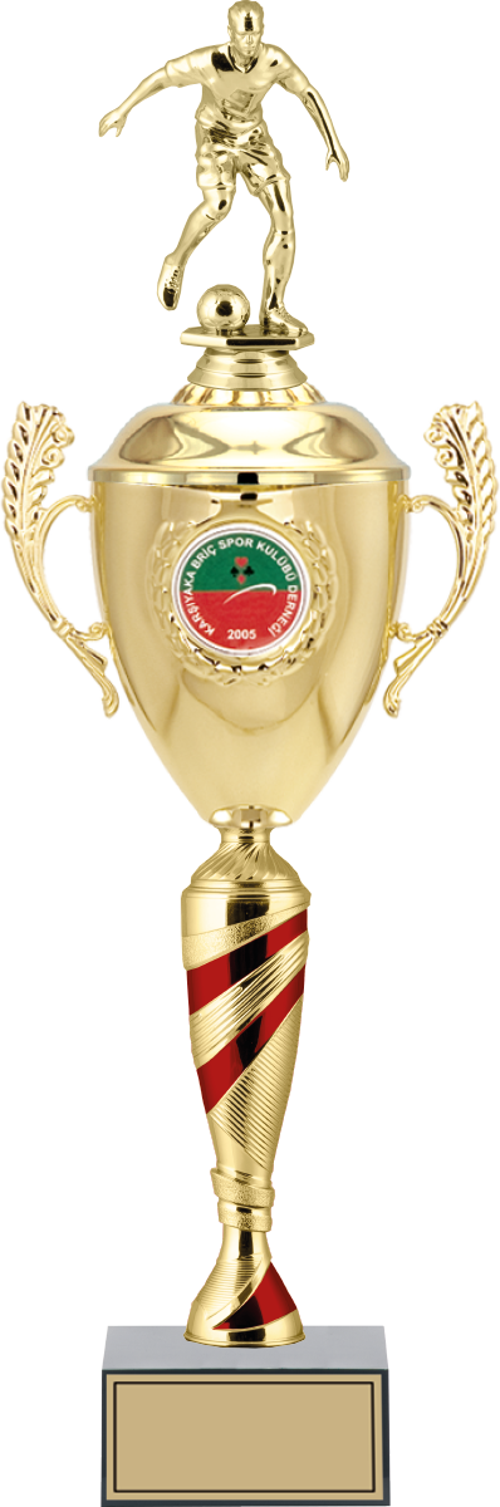 - Figürlü Kupalar - Futbol Figürlü Kupalar FG-082 C - 53 cm