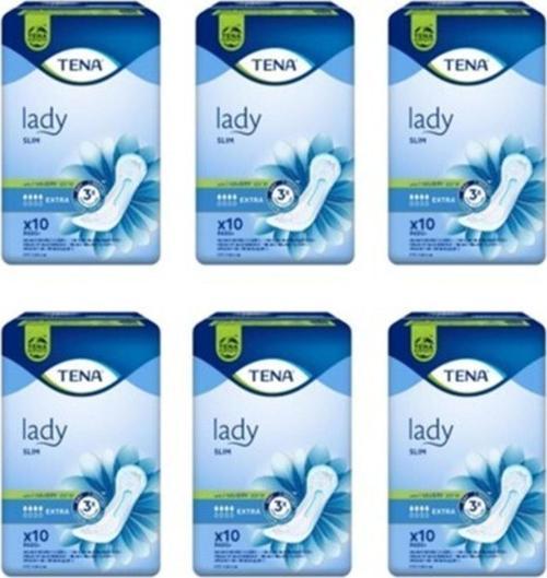 Lady Slim Extra 4 Damla Mesane Pedi 10 Lu 6 Paket / 60 Adet