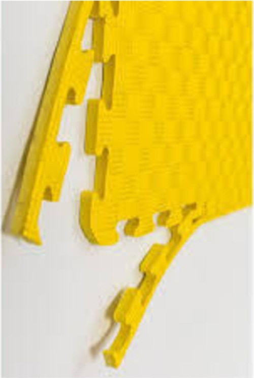 2 Adet 13 Mm 100 X 100 A Kalite Tatami Minder Eva Yapboz Minderi Sarı Renk Tatami Zemin Minderi