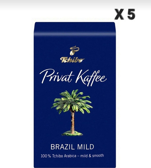 Brazil Mild Çekirdek Kahve 500 Gr X 5 Adet