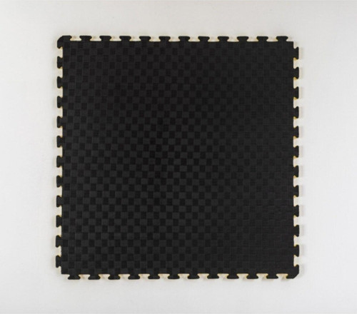 2 Adet 13 Mm 100 X 100 A Kalite Tatami Minder Eva Yapboz Minderi Siyah Renk Tatami Zemin Minderi