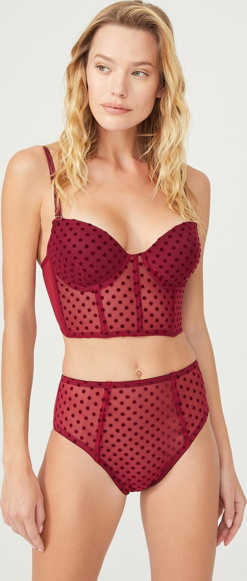 669 Perla Flok Korseli Balenli Desteklii Bralet Takımı