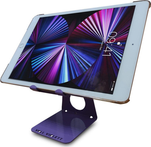 Voll Vıolett Metal Tablet Pc Telefon Tutucu Standı Soğutucu - Lila