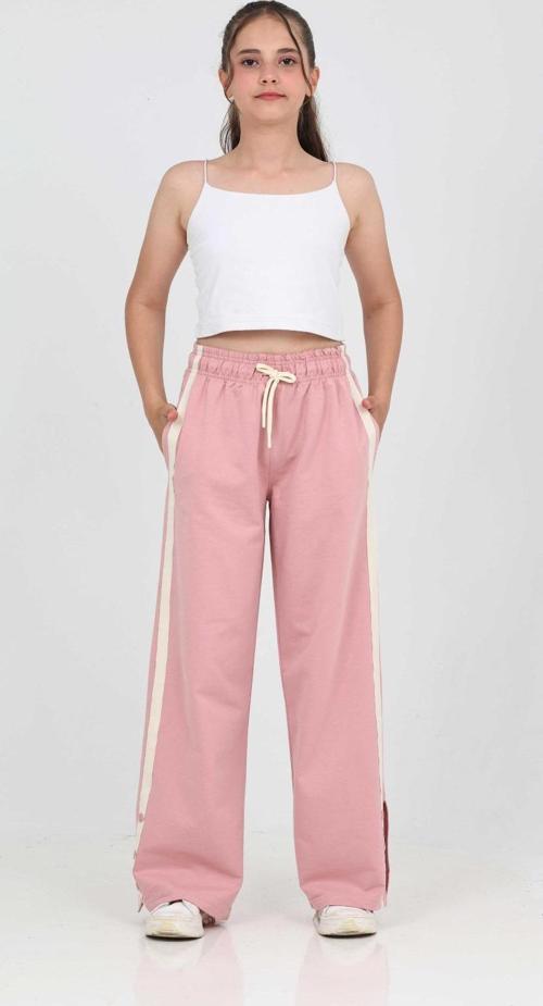 Toontoy Kız Çocuk Boydan Şeritli Eşofman Alt