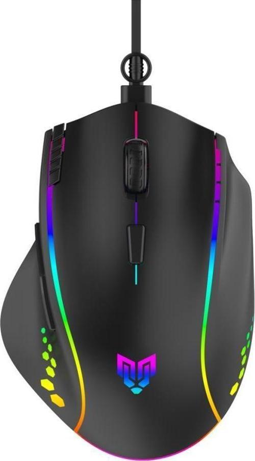 Luxor Gaming Gamer Oyuncu Mouse 12800Dpi Siyah