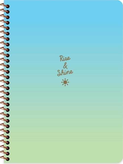 Çizgili Spiralli Peritozu Defter 16,5 x 22,5 CM - Güneş