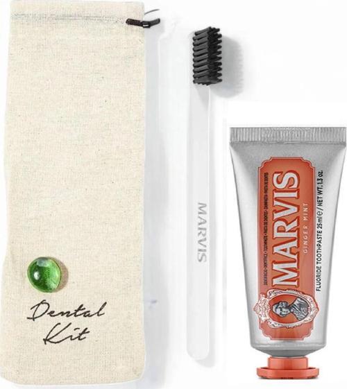 Ginger Mint Diş Macunu 25 ml + Yumuşak Beyaz Diş Fırçalı Dental Kit