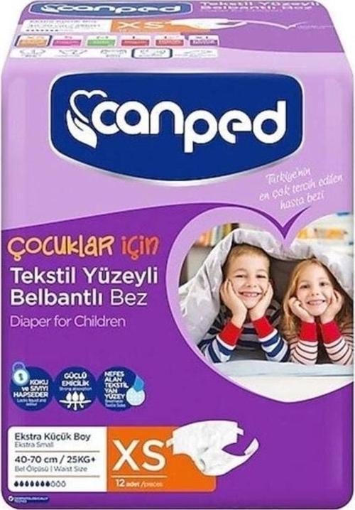 Hasta Bezi Coçuklar Için Xs 12 Li Belbantlı 8690742310615