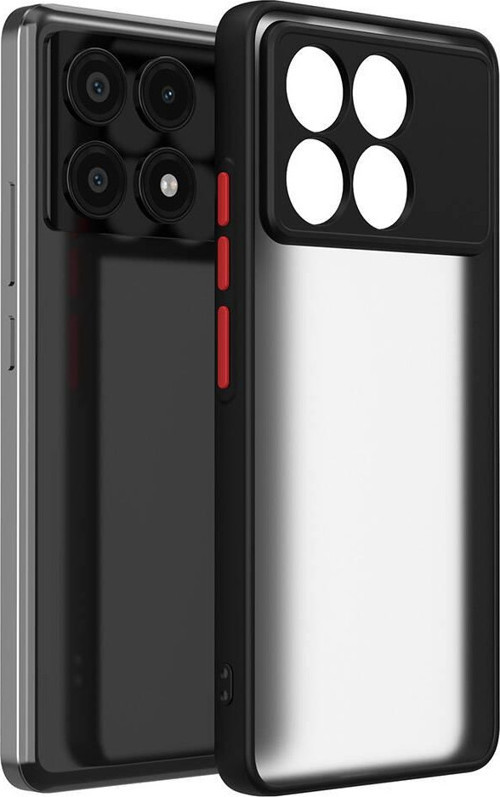 Xiaomi Poco X6 Pro Uyumlu Kamera Korumalı Darbeye Karşı Dayanıklı Arkası Mat Silikon Kılıf