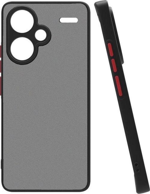 Xiaomi Redmi Note 13 Pro Plus 5G Uyumlu Kamera Korumalı Darbeye Karşı Dayanıklı Arkası Mat Silikon Kılıf