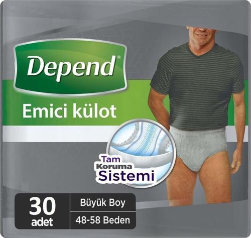 Emici Külot Hasta Bezi Large - Büyük Erkek (30 Adet)