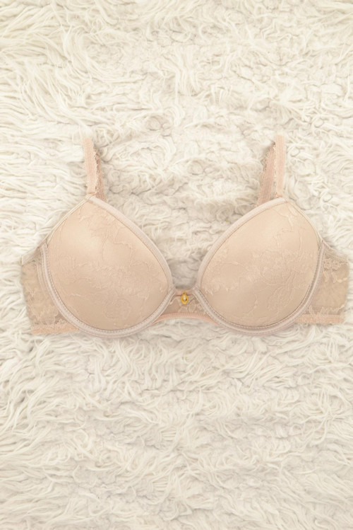 7003-B Destekli-Balenli Dantel Push Up Sütyen