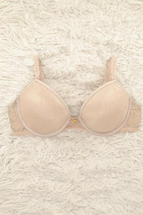 7003-B Destekli-Balenli Dantel Push Up Sütyen