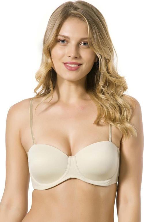7035-B Desteksiz-Balenli Micro Kaplı Sütyen