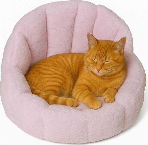 Peluş Evcil Hayvan Yatağı Wellsoft Kumaş Kedi Ve Köpek İçin Rahat Yatak