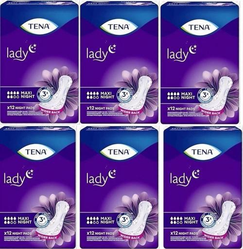 Lady Maxi Night Kadınlar Için Gece Mesane Pedi 72 Adet