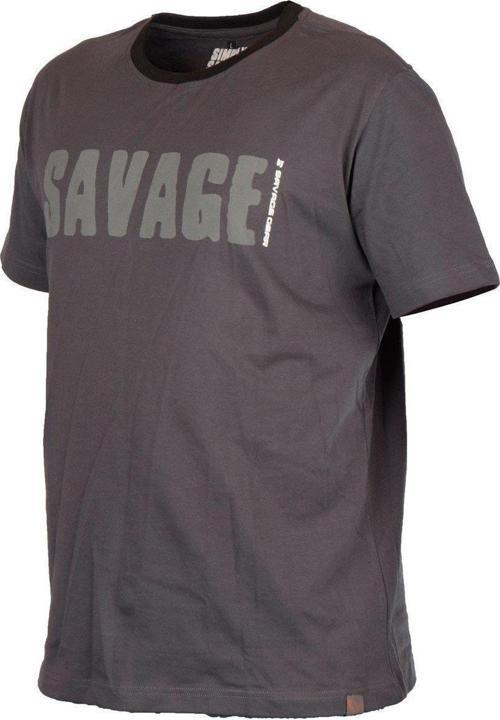 Simply Savage Tee Grey T-Shirt Grey-S