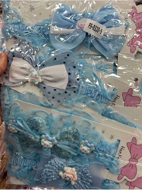 Kuromi Mavi Çocuk Saç Bandı 1 Paket