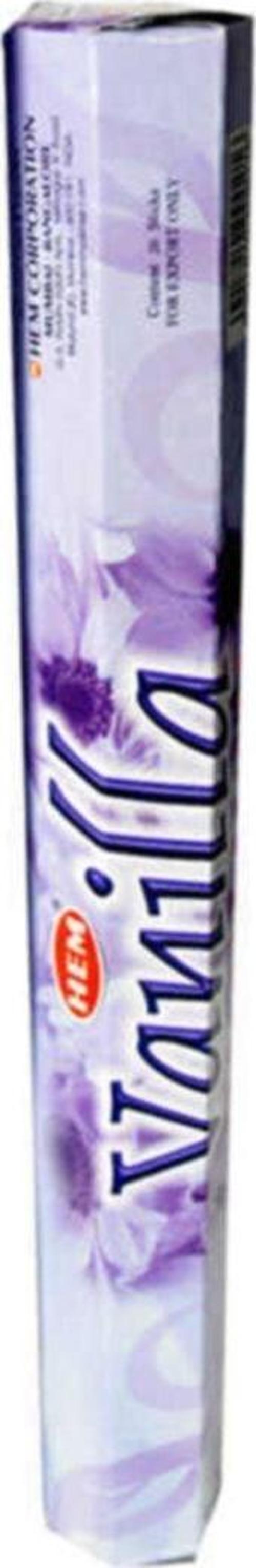 Tütsü Vanilya Kokulu 1 Paket 20 Çubuk Tütsü - Ahşap Tütsü Kayığı