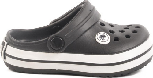 Siyah Eva Hafif Unisex Çocuk Sabo Terlik 214 P