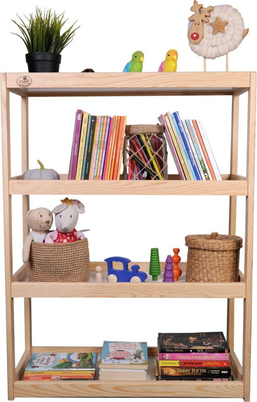 Ahşap Montessori Çok Amaçlı Dolap