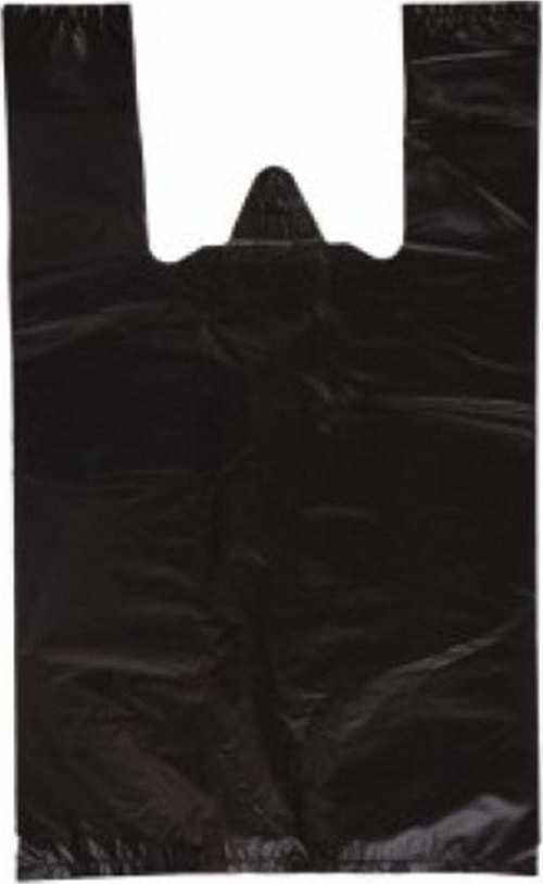 Hışır Atlet Poşet - Renk: Siyah - Cici Boy 23X38 Cm - 1 Kg