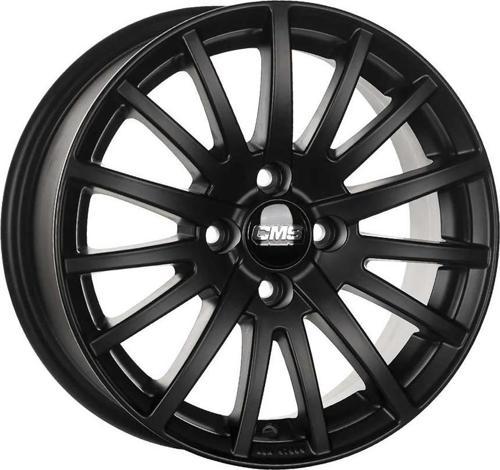 -465-21 6.5x15" 5x100 ET43 57.1 Complete Matt Black Jant (4 Adet)