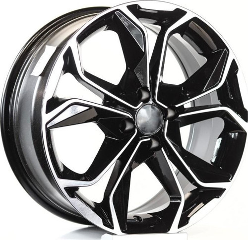 -DY176-01 6.5x16"-4x100 ET35 67.2 Black Polished (4 Adet)