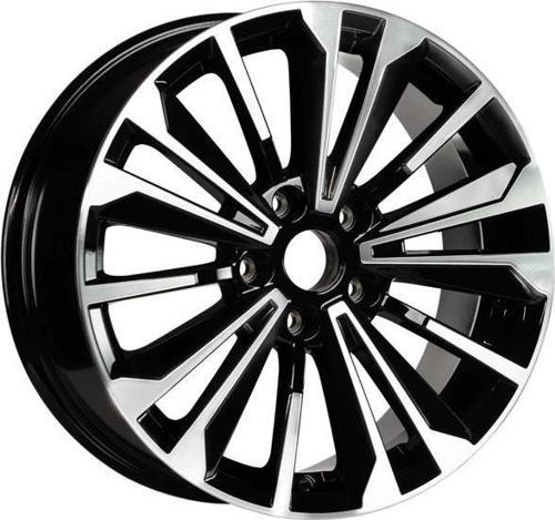 -S1019-02 7.5x17" -5x114.3 ET40 67.1 Deep Black Diamond Gloss Jant (4 Adet)