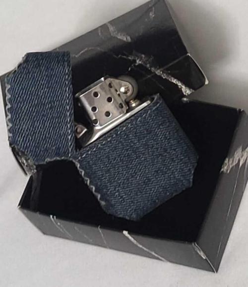 Denim ( jean, kot ) Kılıflı Benzinli Çakmak