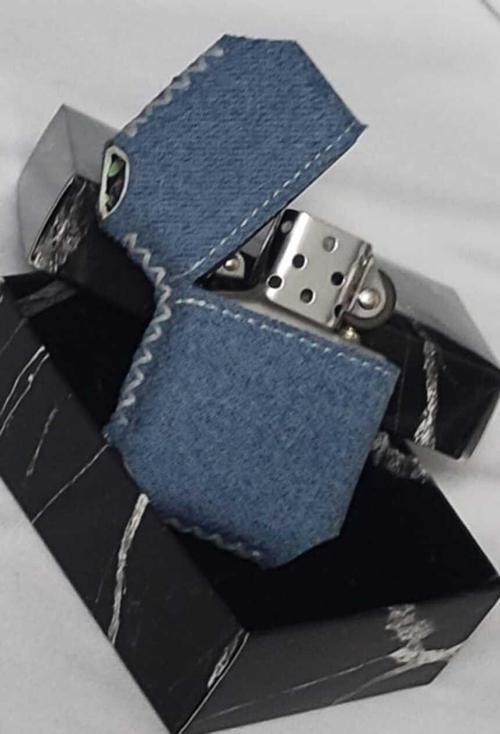Denim ( jean, kot ) Kılıflı Benzinli Çakmak