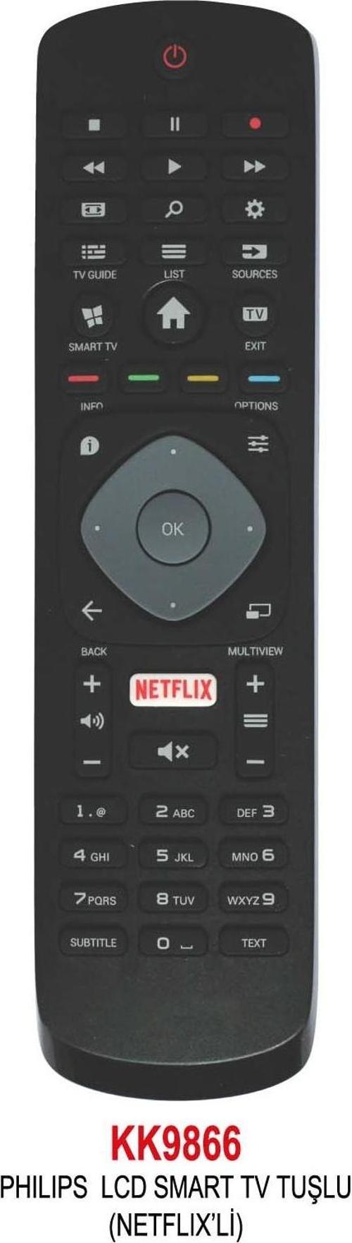 PHILIPS LCD SMART TV TUŞLU (NETFLIX’Lİ) KUMANDA