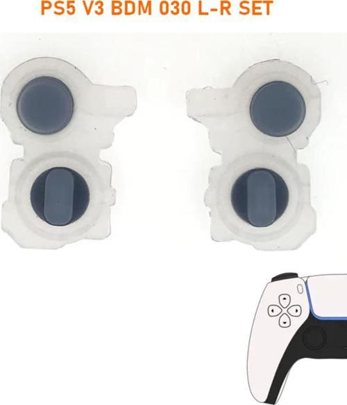 1 Takım Ps5 V3 Bdm 030 Kollar İle Uyumlu Lr L1L2 R1R2 Lastik Takımı Playstation 5 Kol Tamir