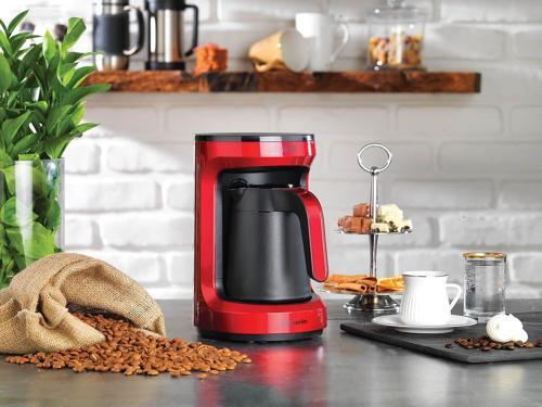 Kahvecim Otomatik Türk Kahve Makinesi-Kırmızı