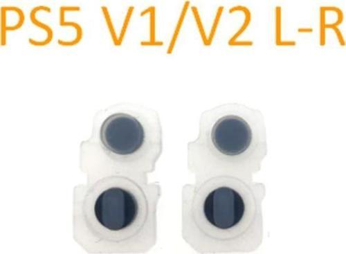 5 Takım Ps5 V1 V2 Kol Uyumlu Lr L1L2 R1R2 Lastik Takım Playstation 5 Kol Tamir (10 Adet)