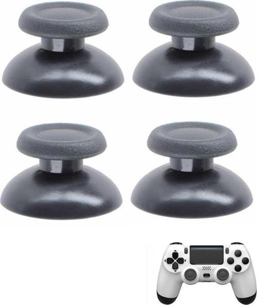 Ps4 V1 V2 Tüm Kollar İle Uyumlu Analog Topuz Başlık Gri Renk Kaliteli Ürün Kol Tamir (4 Adet)