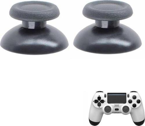 Ps4 V1 V2 Tüm Kollar İle Uyumlu Analog Topuz Başlık Gri Renk Kaliteli Ürün Kol Tamir 2 Adet